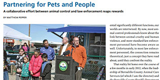 Partnering for Pets and People Partnering for Pets and People