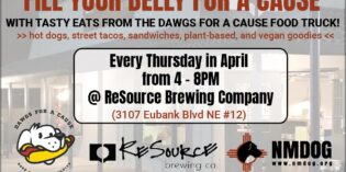 Support NMDOG every Thursday in April Support NMDOG every Thursday in April